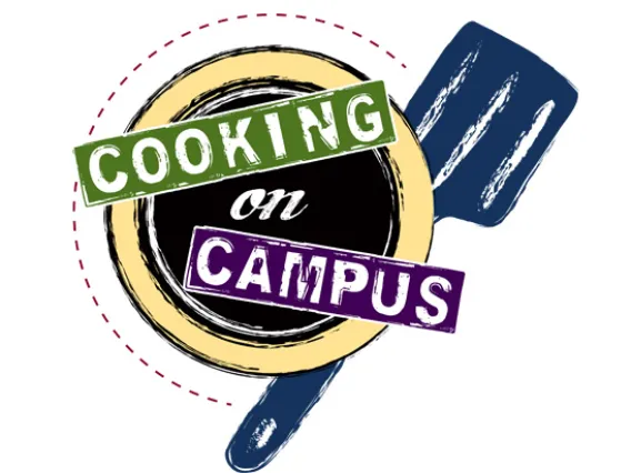 Cooking on Campus logo with spatula